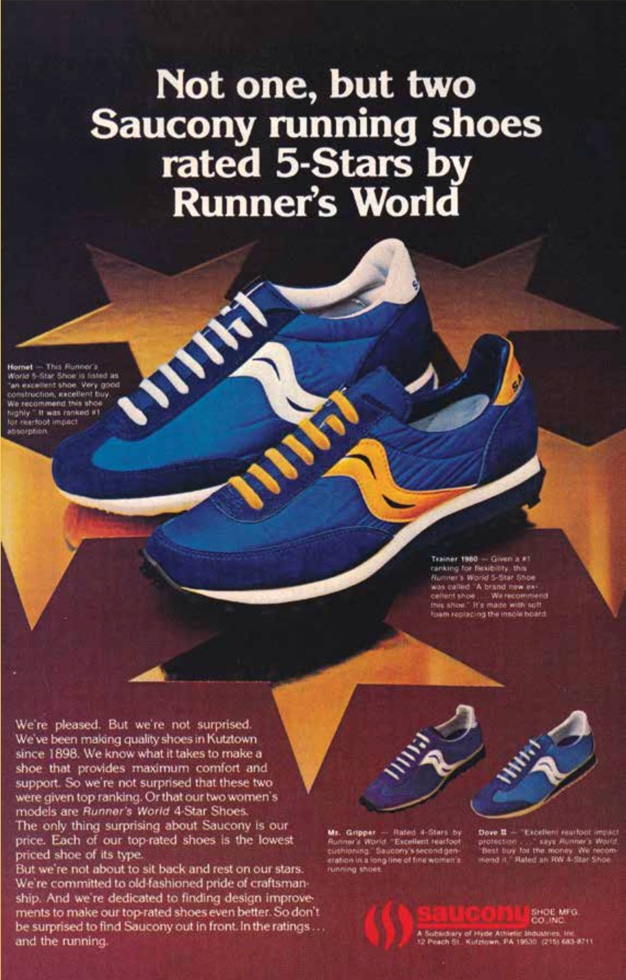 saucony shoes history